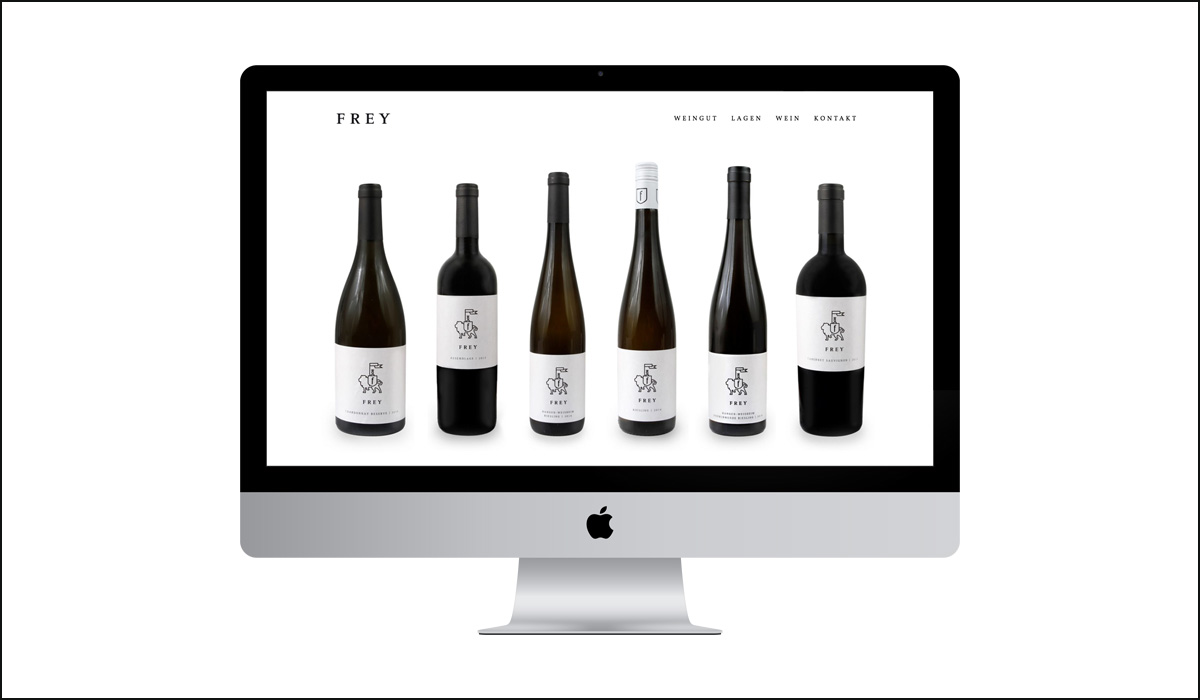 Weingut Frey – Corporate Design – Webdesign